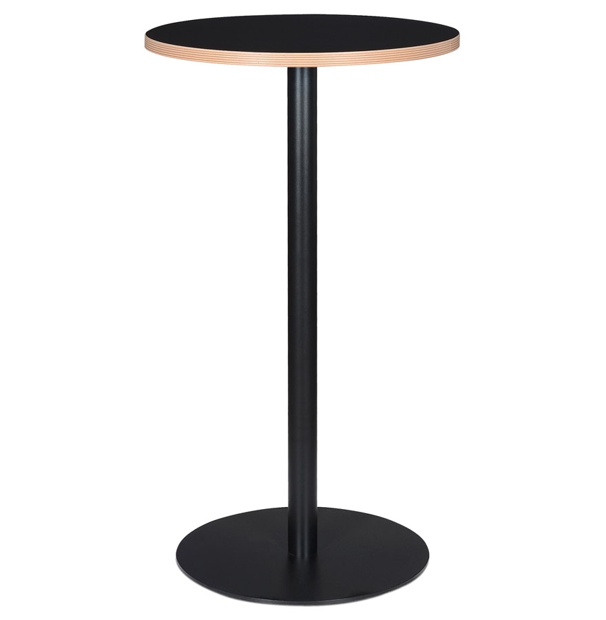 Čierny „POLLUX ROUND“ jedák - Ø 60 cm