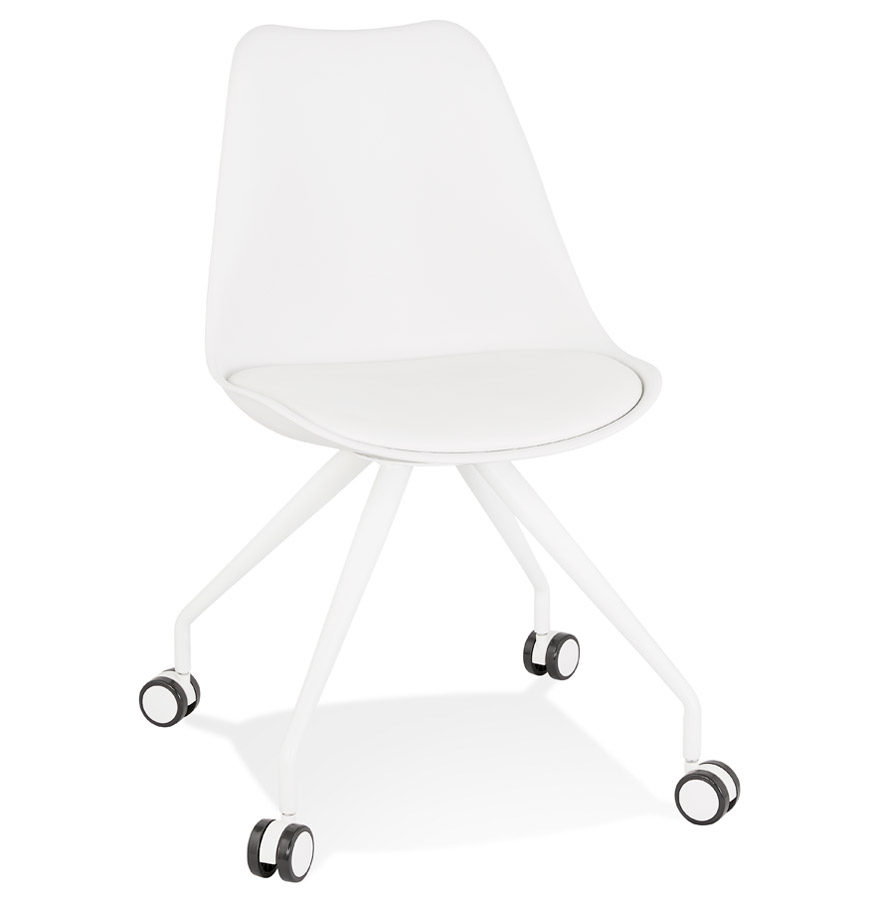 Farba koženého rámu kancelárskej stoličky Alterego White Seat White